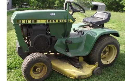 john deere 210 mower specs