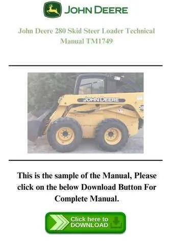 john deere 240 loader specs