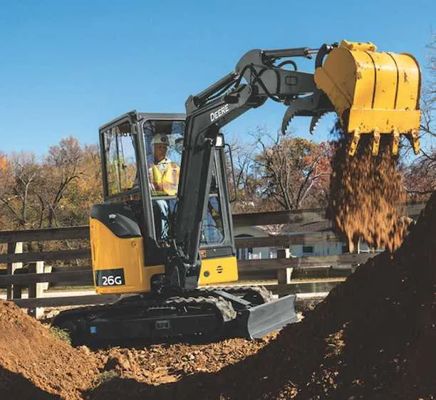 john deere 26 excavator specs
