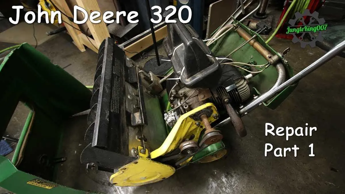 john deere 320 snowblower specs
