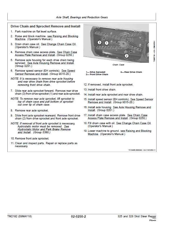 john deere 325 spec sheet