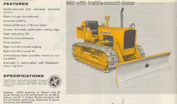 john deere 350b specs john deere 350b specs