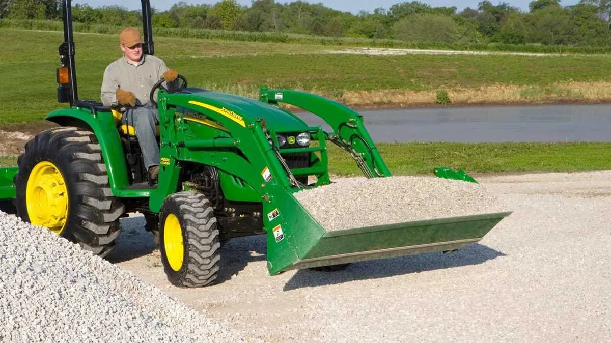 john deere 400x loader specs