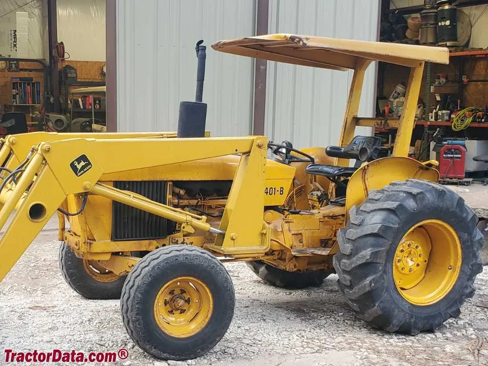john deere 401 b specs