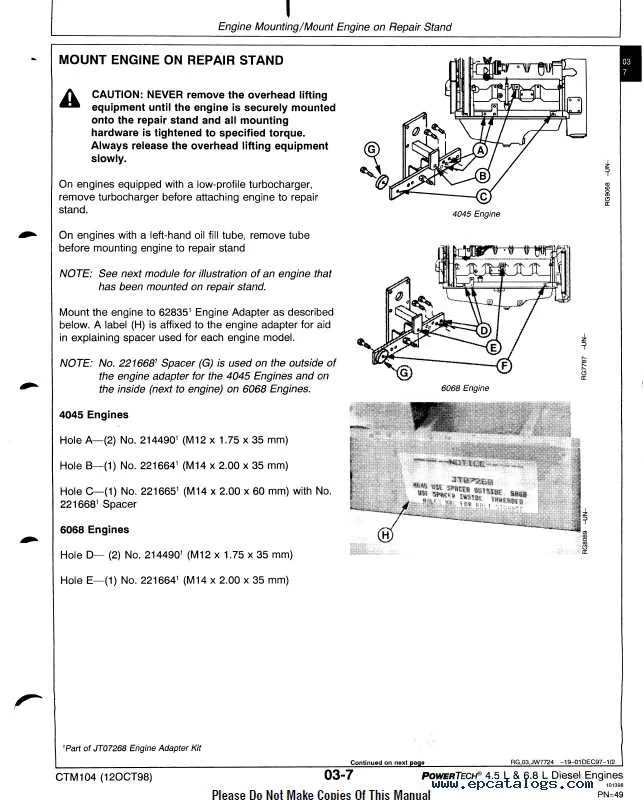 john deere 4045 torque specs john deere 4045 torque specs
