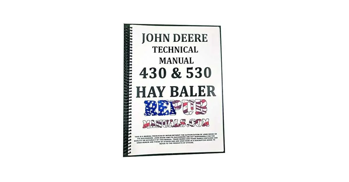 john deere 430 baler specs john deere 430 baler specs