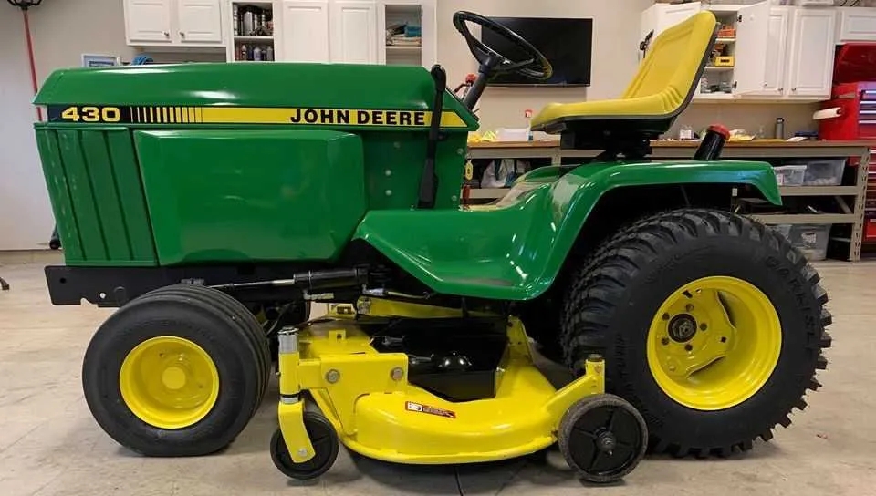 john deere 430 mower specs