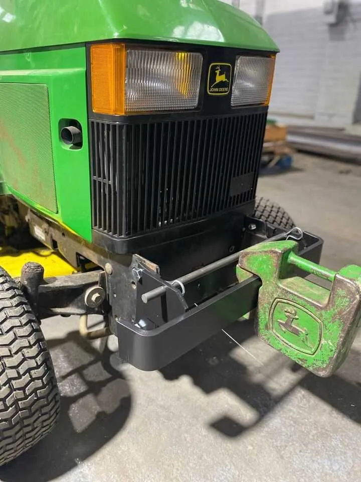 john deere 445 front quick hitch specs