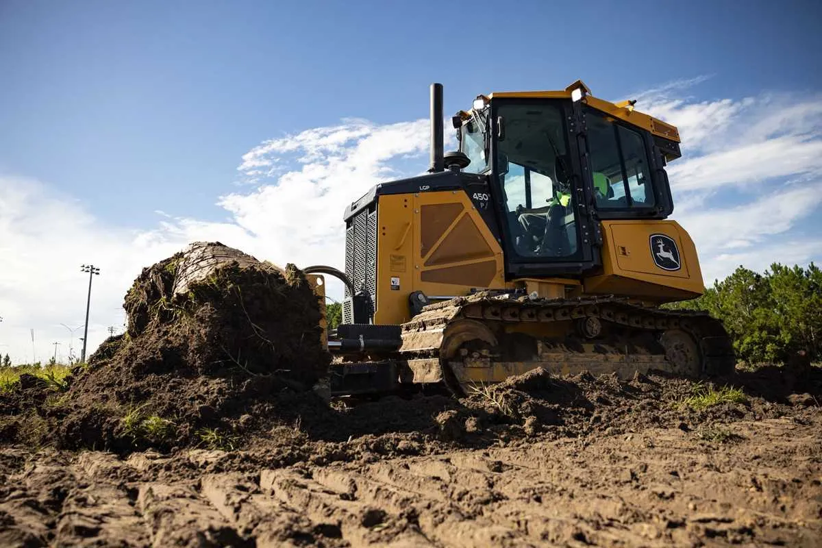 john deere 450b track loader specs