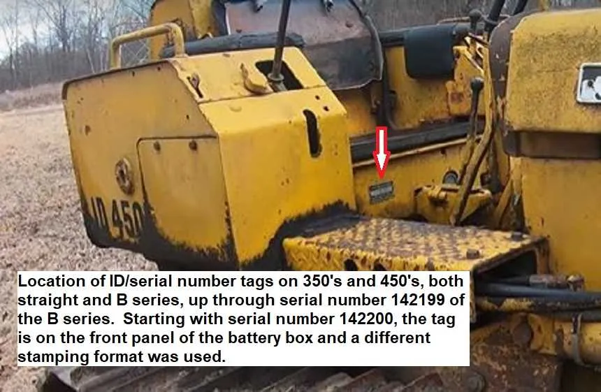 john deere 450c specs