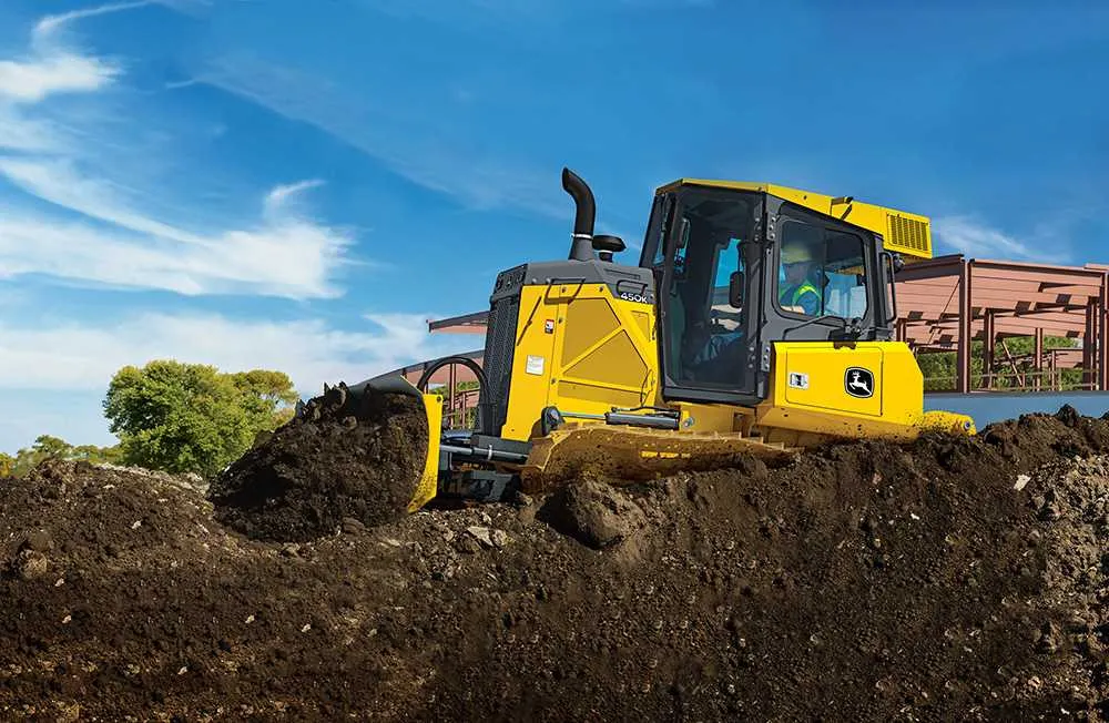 john deere 450j dozer specs