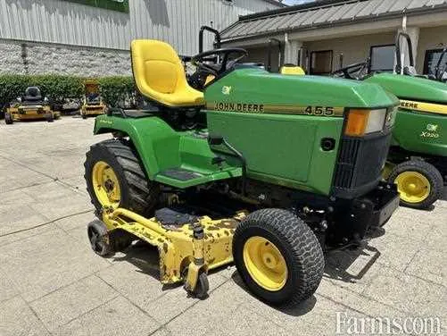 john deere 455 lawn tractor specs