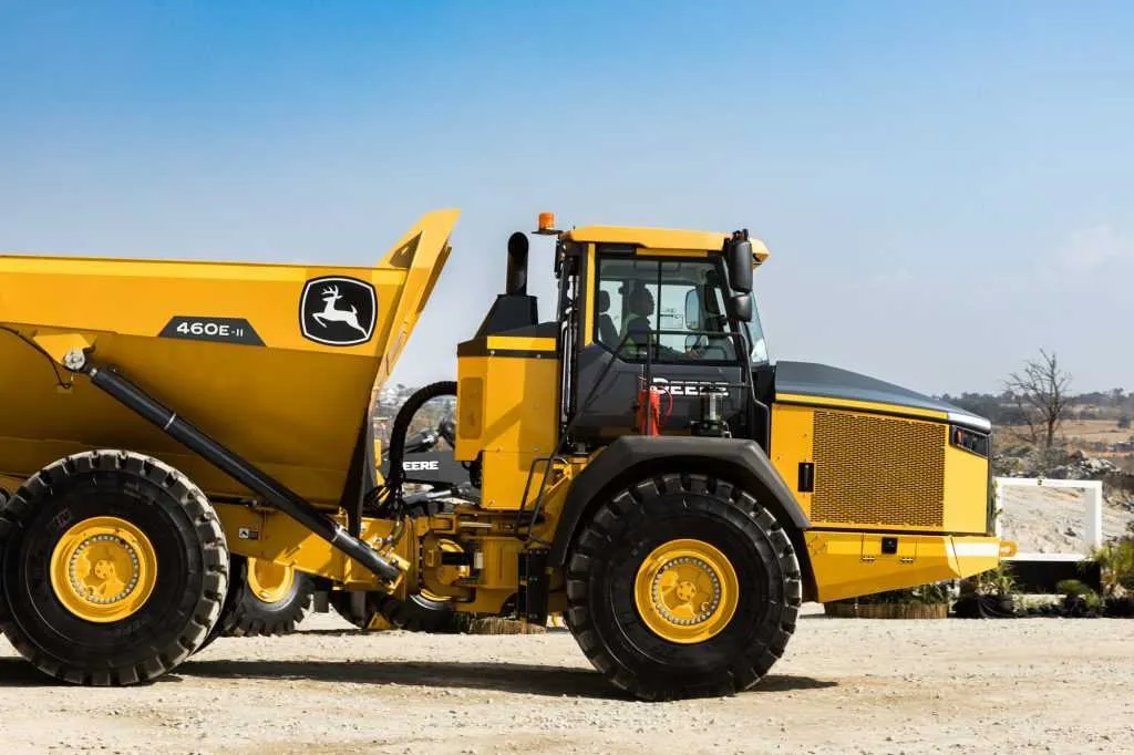 john deere 460e haul truck specs