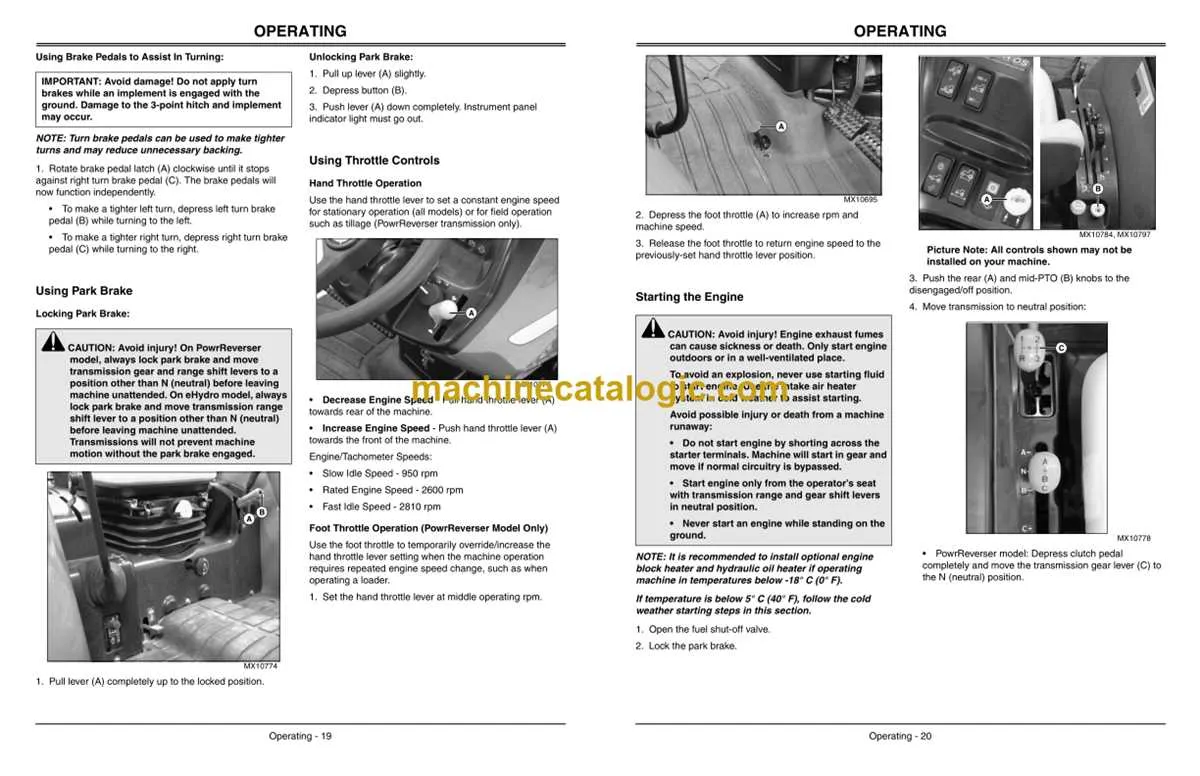 john deere 4610 loader specs