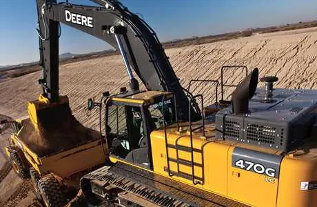 john deere 470g excavator specs