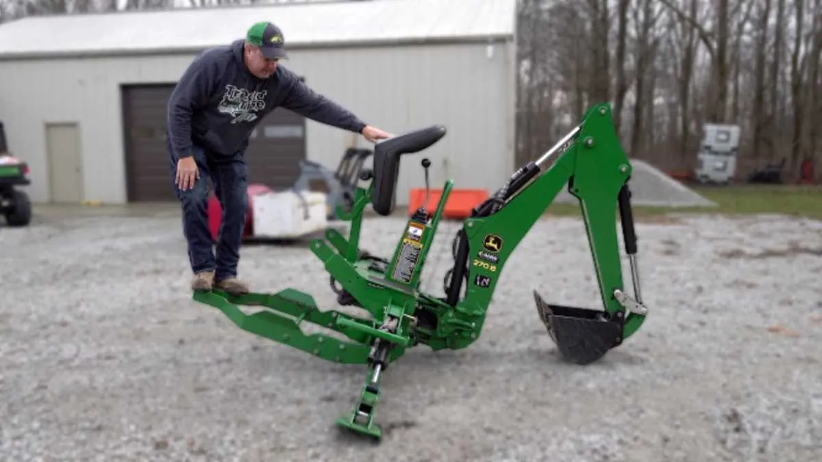 john deere 49 backhoe attachment specs
