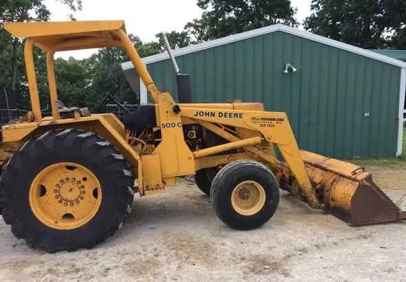 john deere 500 backhoe specs