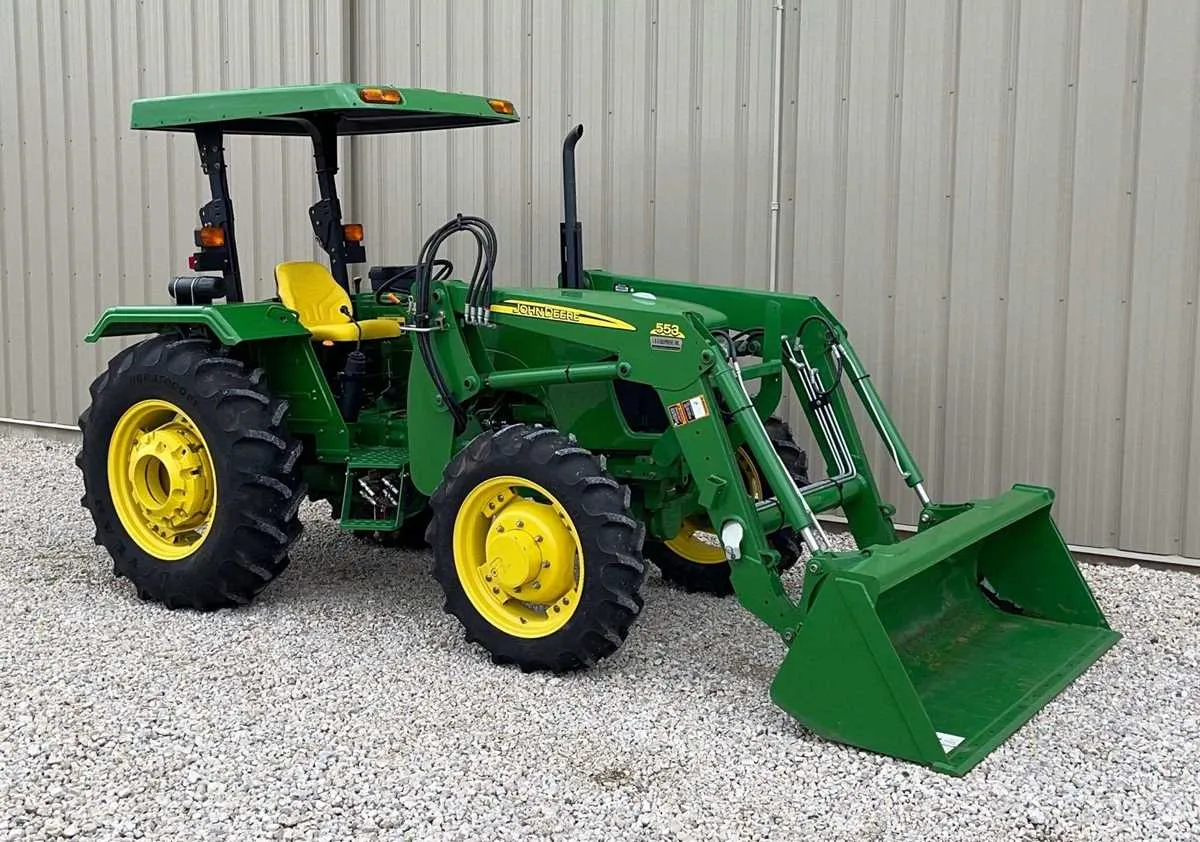 john deere 5055e 553 with loader specs