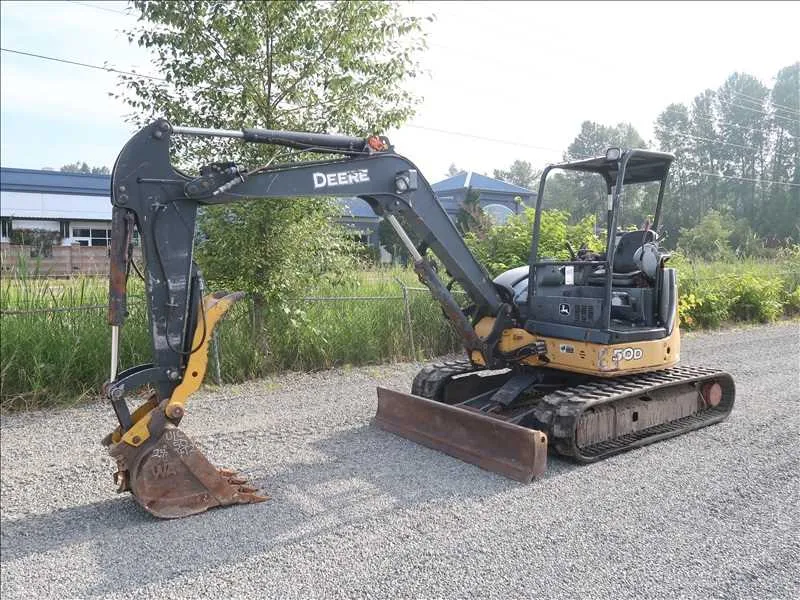 john deere 50d mini excavator specs