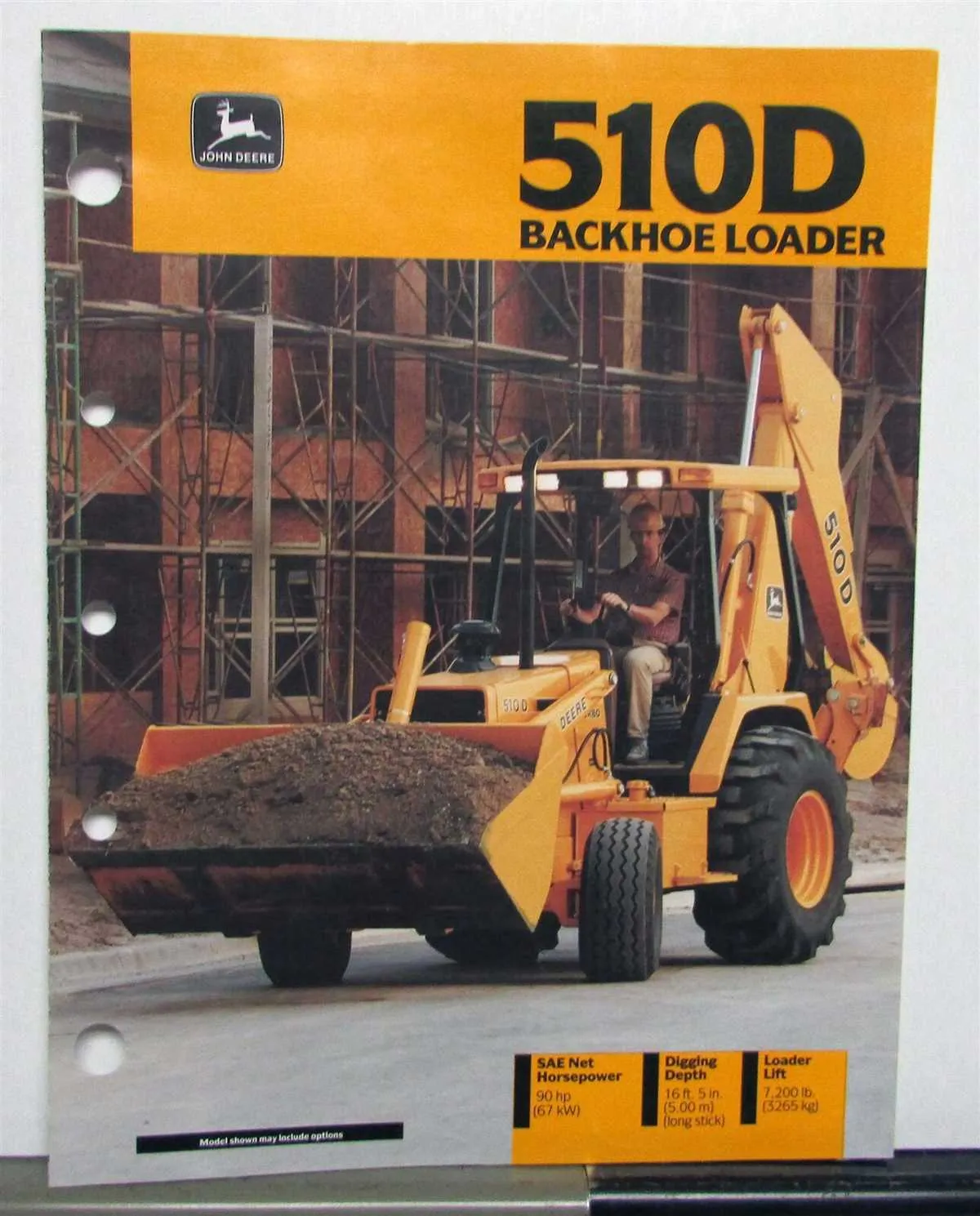 john deere 510 backhoe specs