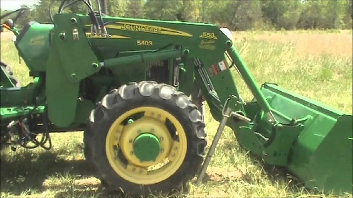 john deere 553 front end loader specs