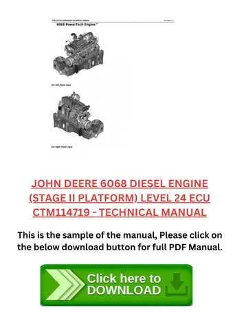 john deere 6068 head bolt torque specs