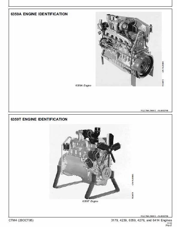 john deere 6414t engine specs