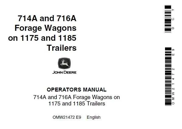 john deere 716a forage wagon specs