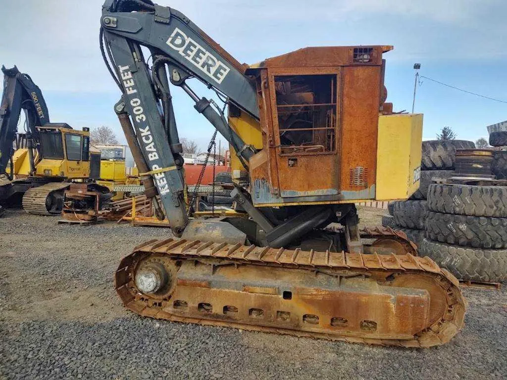 john deere 753g feller buncher specs