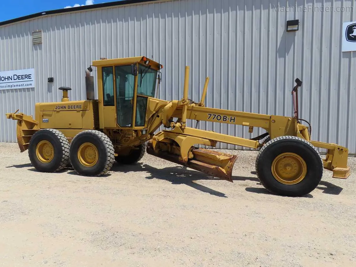 john deere 770b motor grader specs
