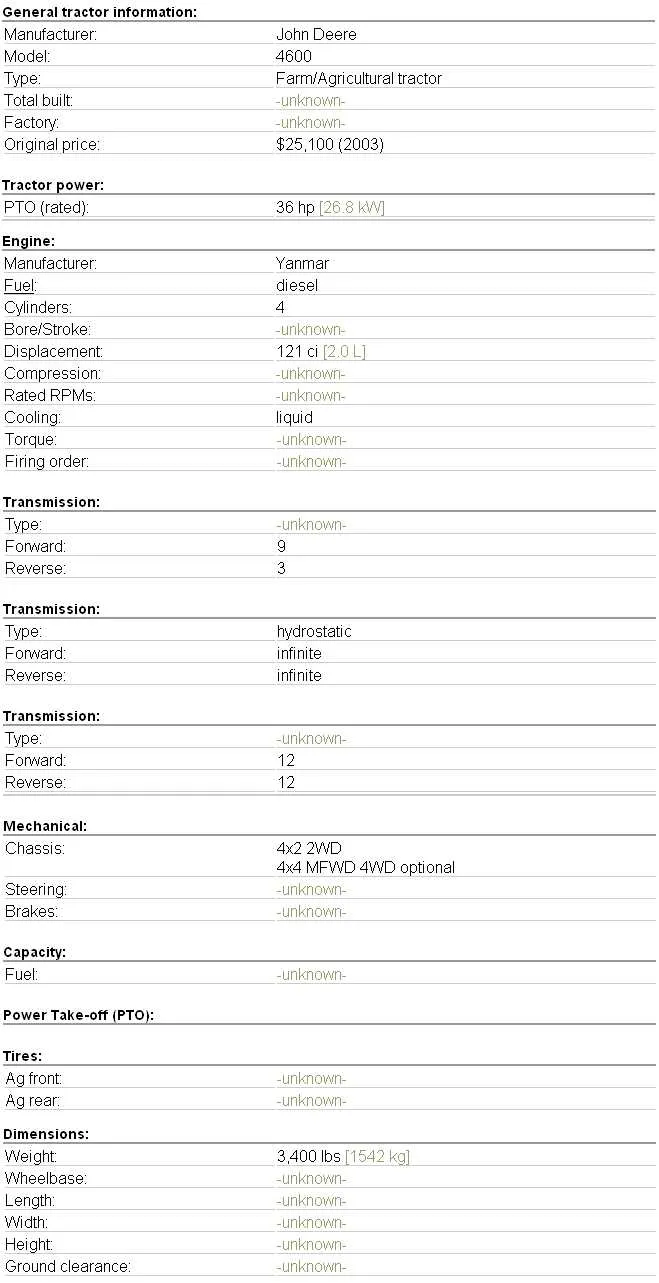 john deere 80d specs john deere 80d specs