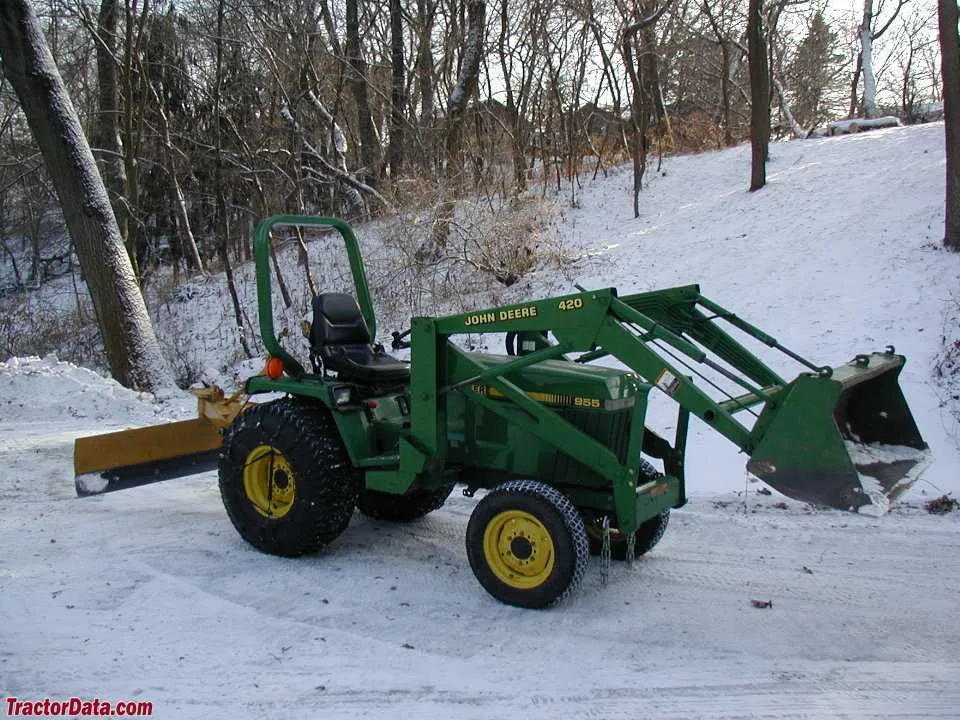 john deere 955 70a loader specs