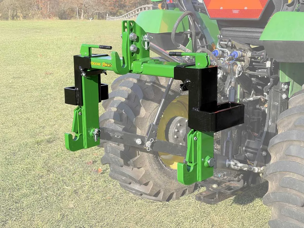 john deere cat 2 quick hitch specs