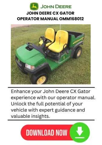 john deere cx gator specs