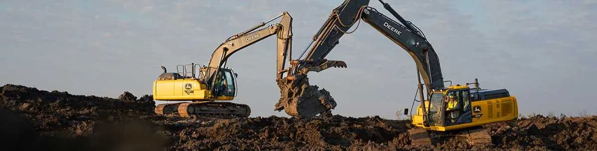 john deere d120 excavator bucket specs