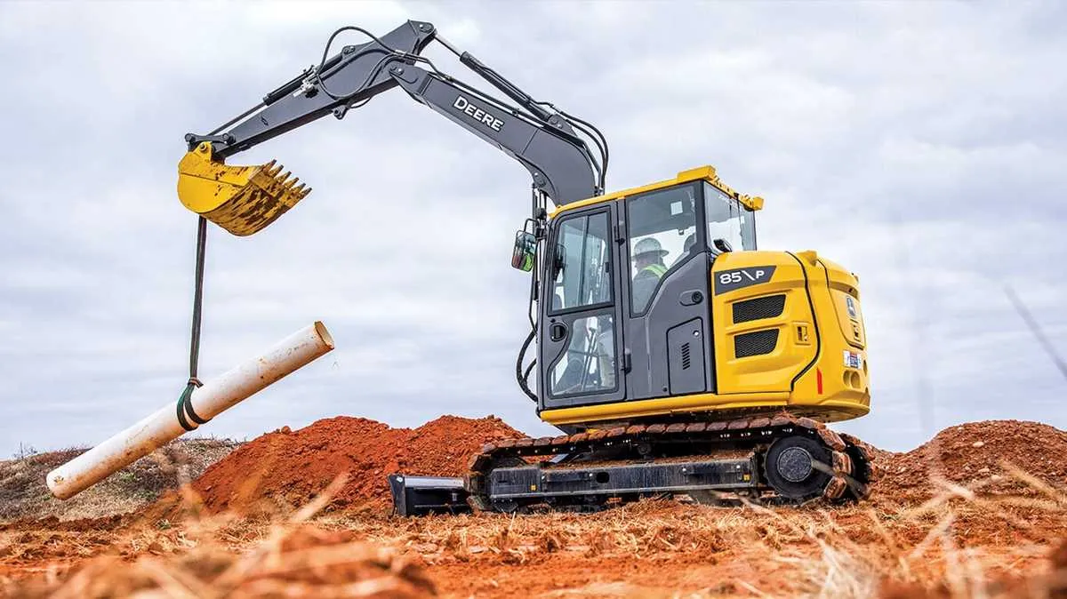 john deere excavator bucket specs