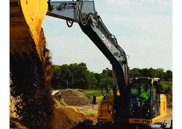 john deere excavator bucket specs