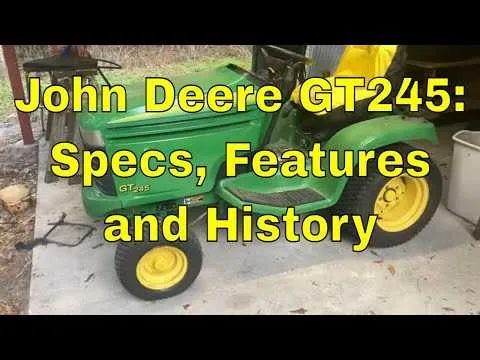 john deere gt 240 specs