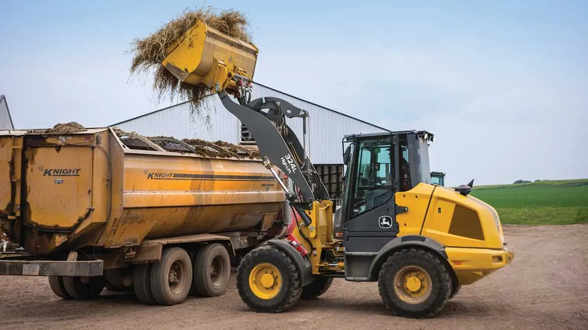 john deere h series loader specs