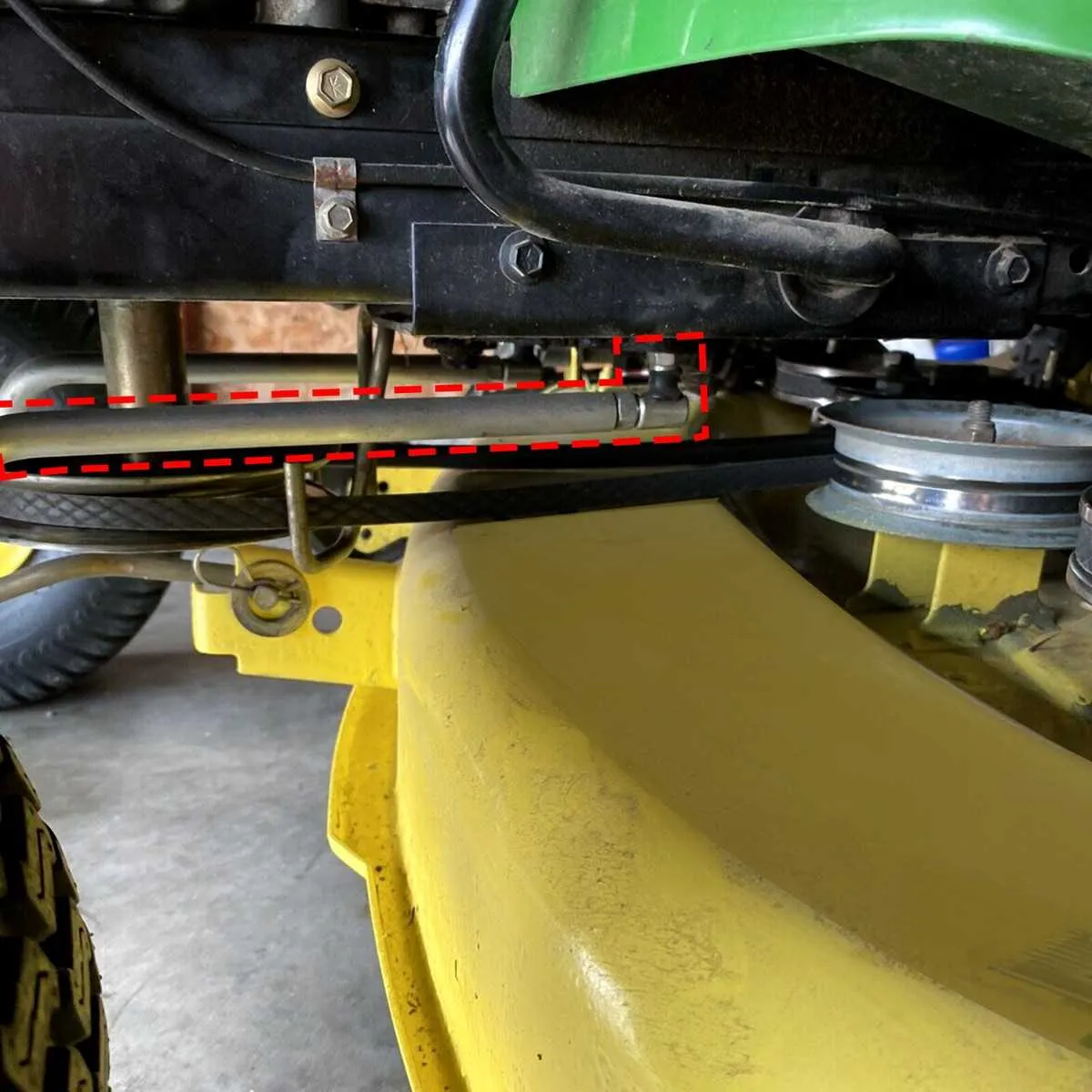 john deere l100 mower specs