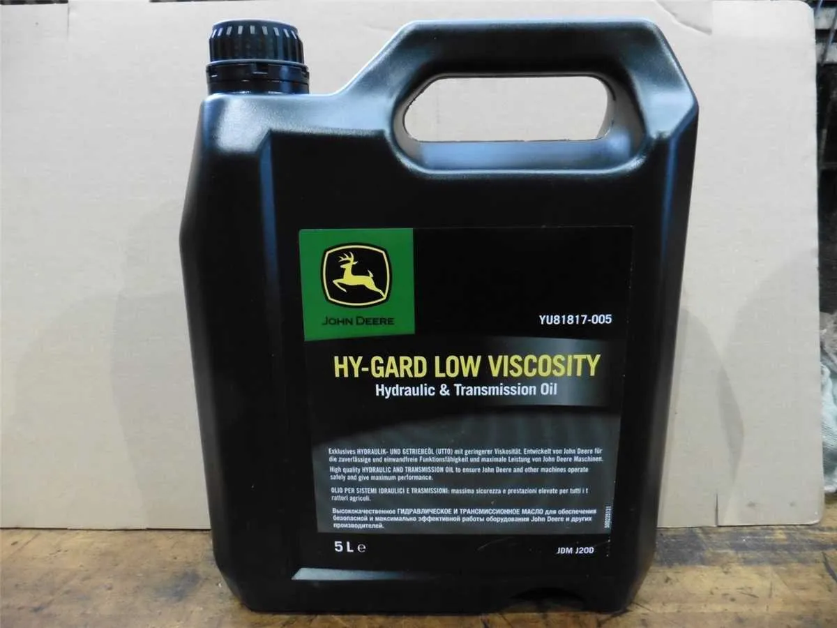 john deere low vis hy gard specs