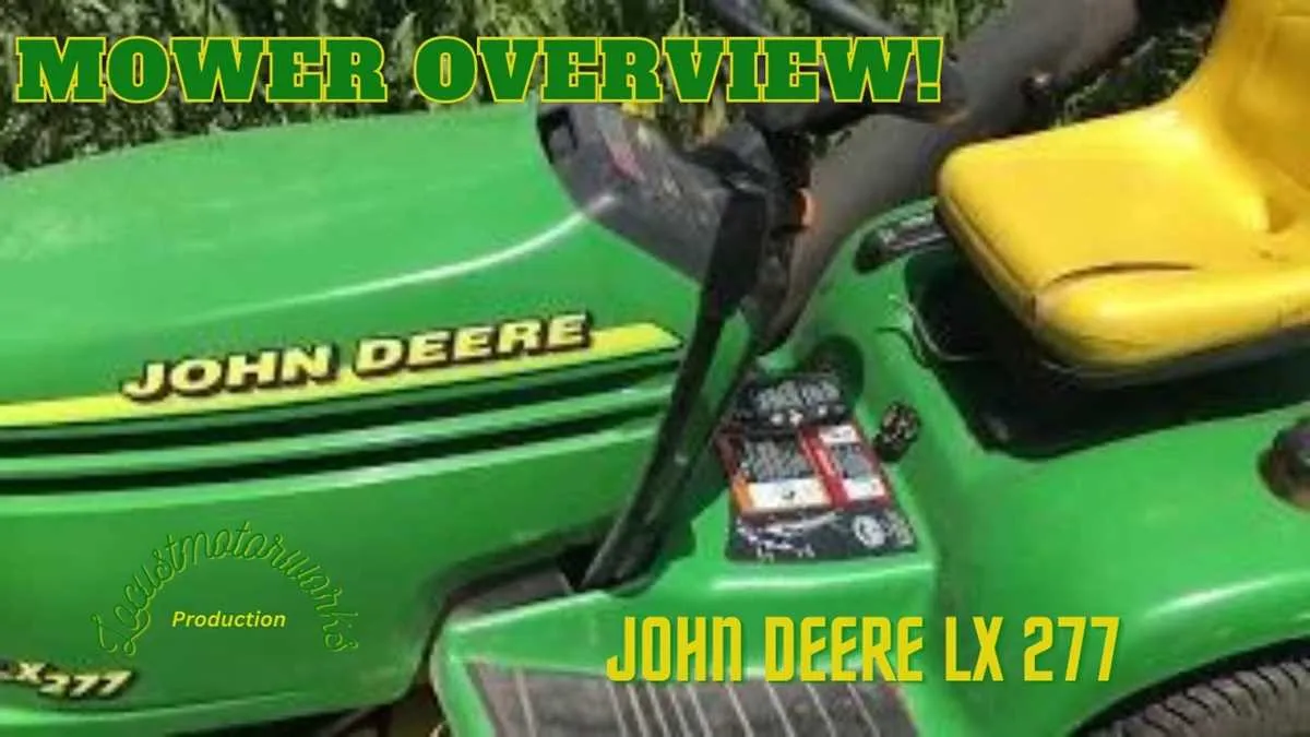 john deere lx277 lawn tractor specs