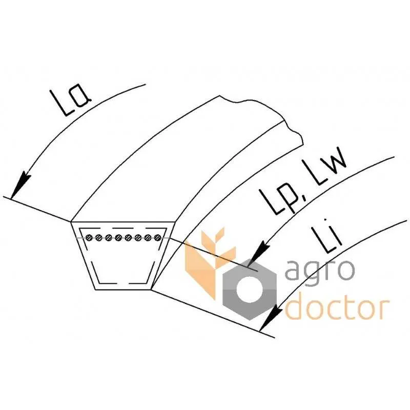 john deere m11875 belt specs