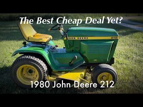 john deere model 212 specs