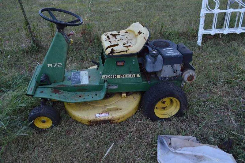 john deere r72 mower specs