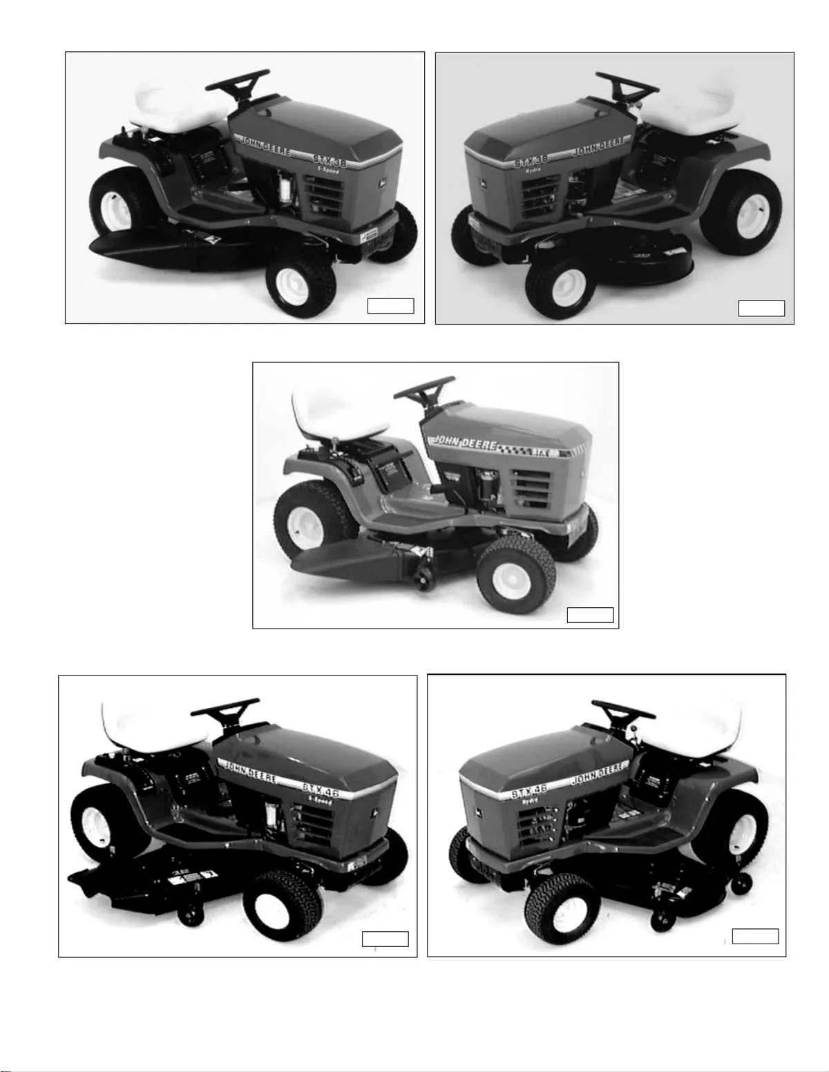 john deere stx38 specs john deere stx38 specs