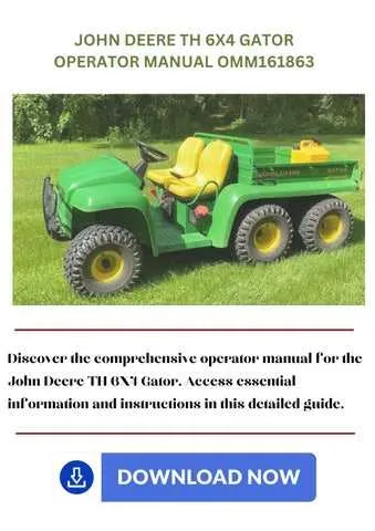 john deere th 6x4 gator specs