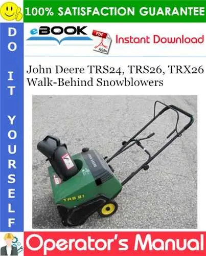 john deere trs24 snowblower specs