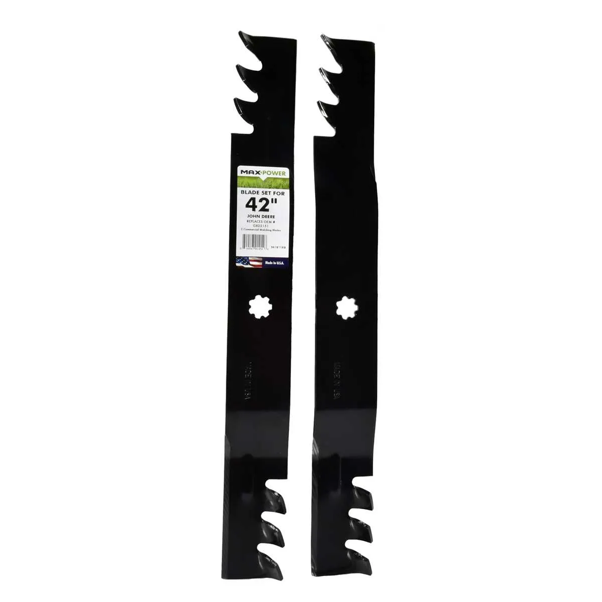 john deere x300 blade spec sheet