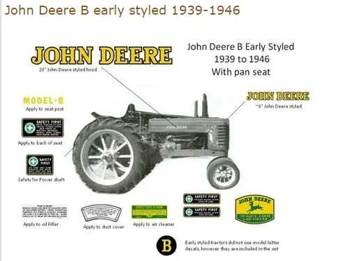 1942 john deere b specs